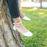 White Mary Jane Sandals