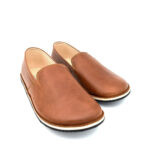 men’s brown moccasin