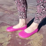 Pink Earthing Ballet Flats