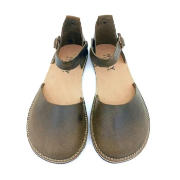 Olive Green Barefoot Minimalist Women's Sandals